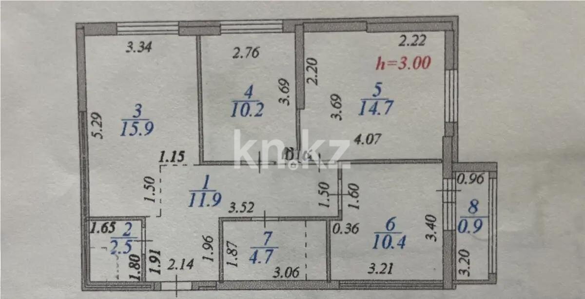 Продажа 3-комнатной квартиры, 72 м² в Астане - фото 7