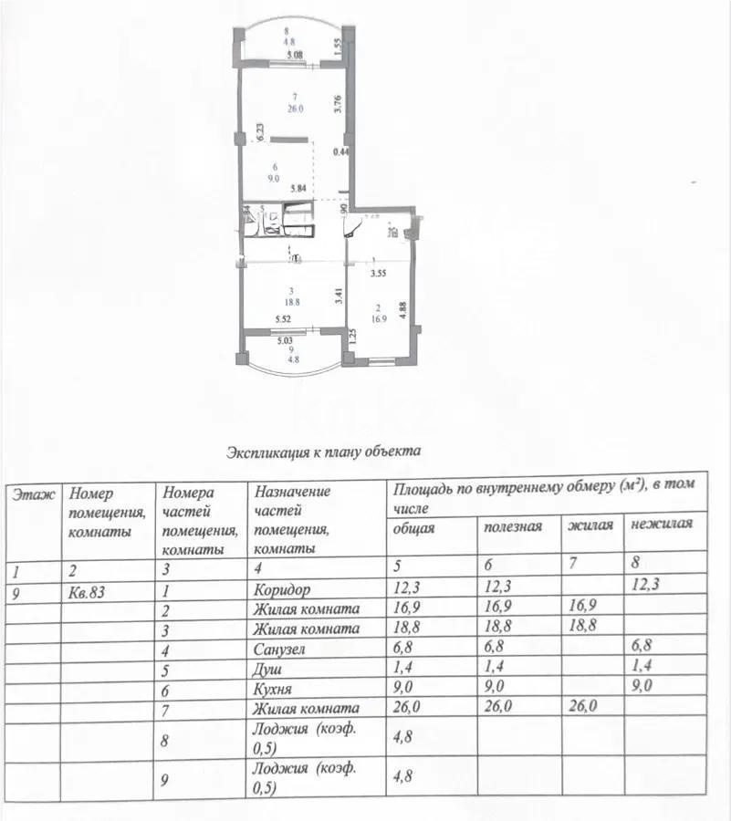 Продажа 3-комнатной квартиры, 100.8 м² в Астане - фото 7