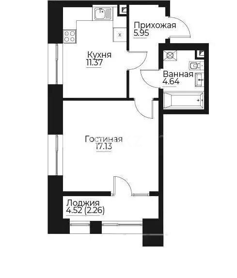 Продажа 1-комнатной квартиры, 41 м² в Алматы