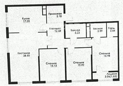 Продажа 4-комнатной квартиры, 126 м² в Алматы