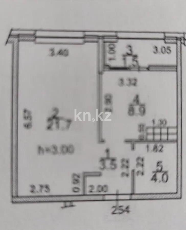 Продажа 1-комнатной квартиры, 39.6 м² в Алматы - фото 4