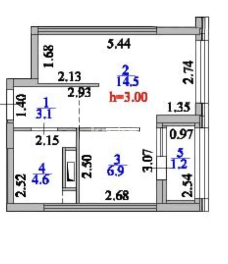 Продажа 1-комнатной квартиры, 31 м² в Астане