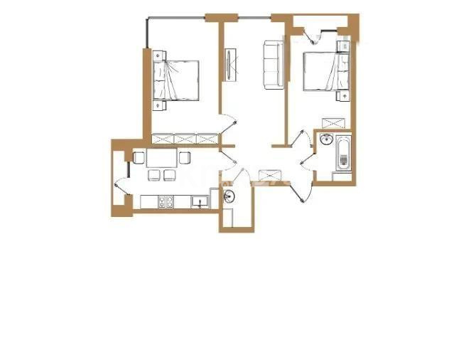 Продажа 2-комнатной квартиры, 71.4 м² в Алматы