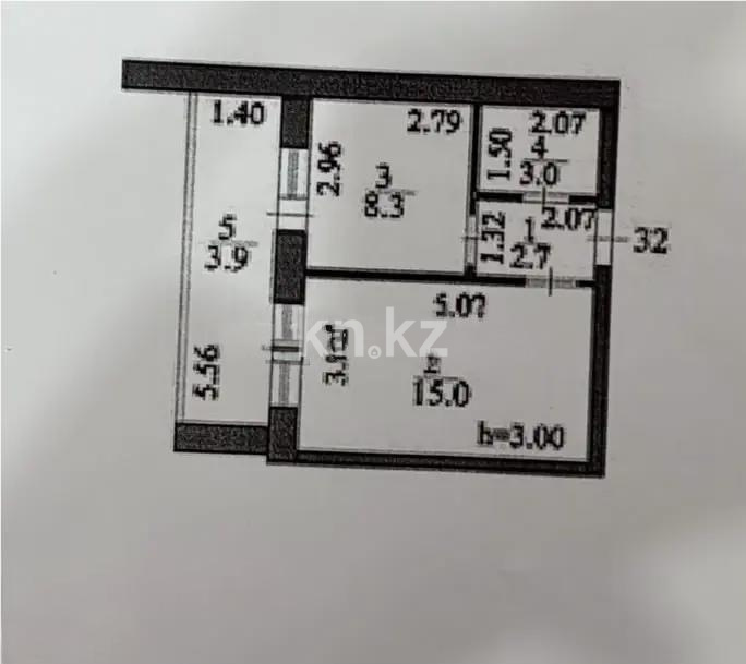 Продажа 1-комнатной квартиры, 33 м² в Астане