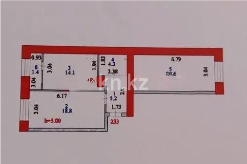 Продажа 3-комнатной квартиры, 65 м² в Астане