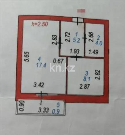 Продажа 1-комнатной квартиры, 38 м², ул. Косшыгулулы, дом  11/3 в Астане - фото 6