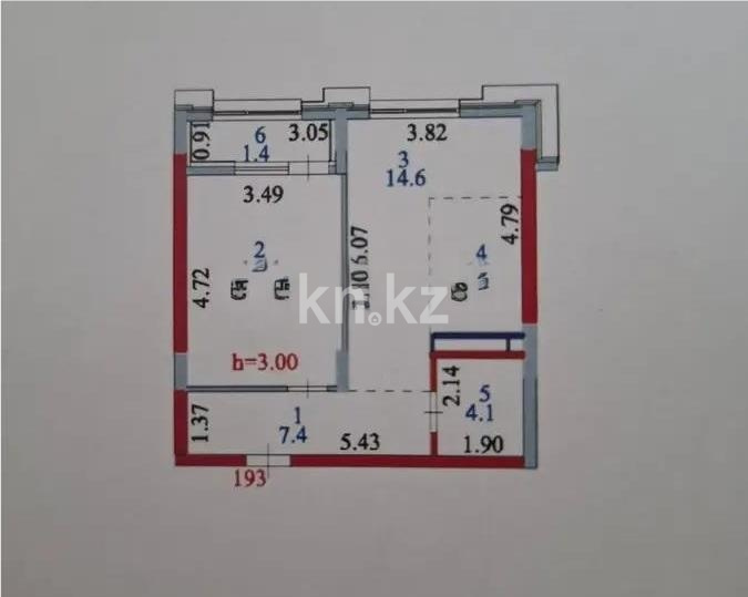 Продажа 2-комнатной квартиры, 52 м² в Астане - фото 4