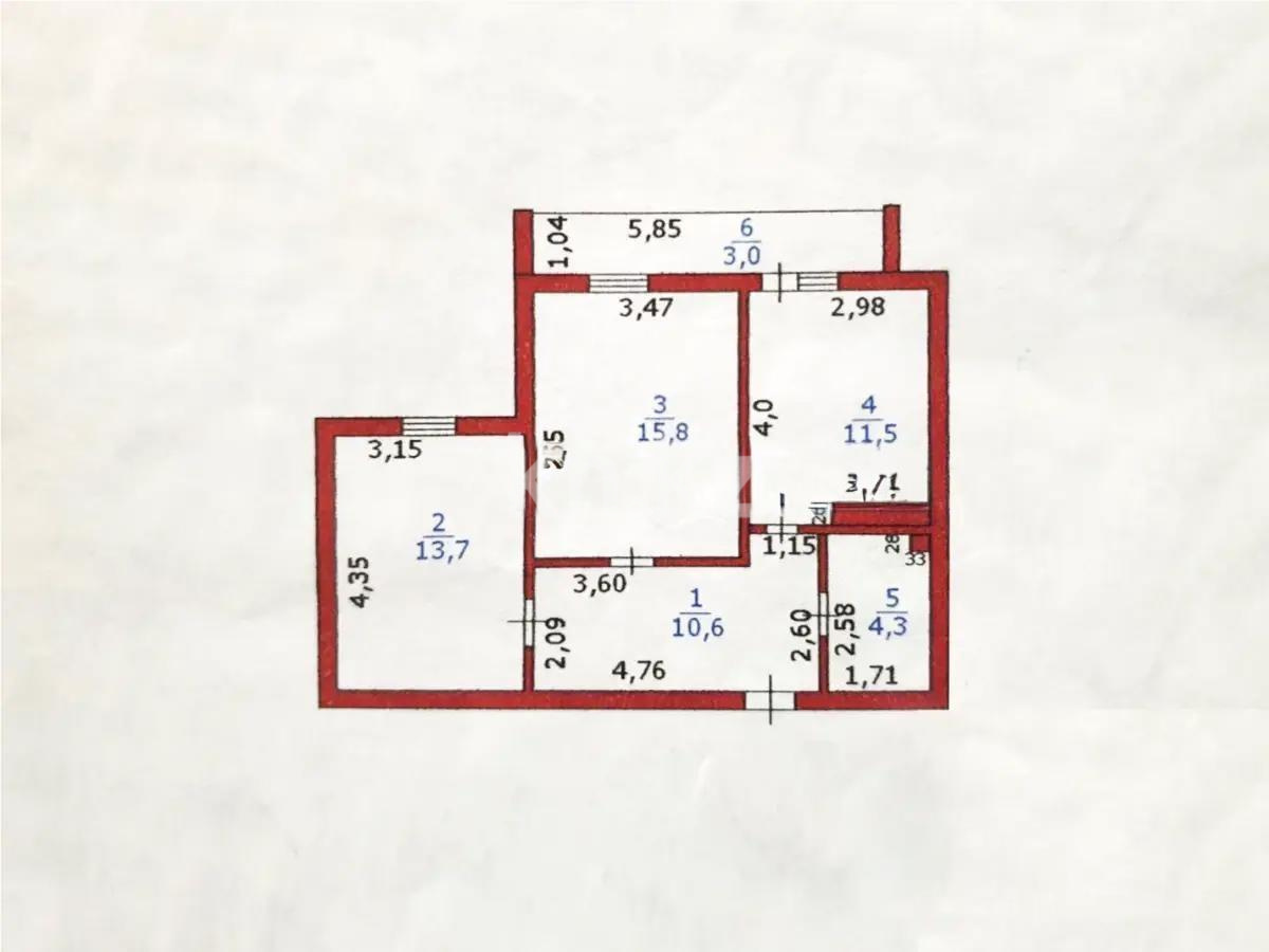 Продажа 2-комнатной квартиры, 60 м², пр. Кудайбердыулы, дом  24/1 в Астане - фото 5