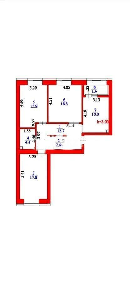 Продажа 3-комнатной квартиры, 87 м², ул. Калдаякова, дом  55а в Астане - фото 6