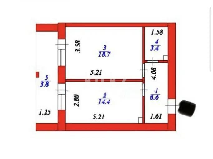 Продажа 1-комнатной квартиры, 47 м² в Астане - фото 2