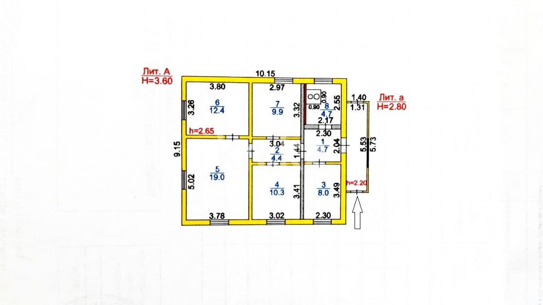 Продажа 4-комнатного дома, 73 м² в Караганде - фото 29
