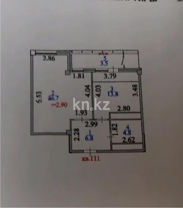 Продажа 1-комнатной квартиры, 60 м² в Астане