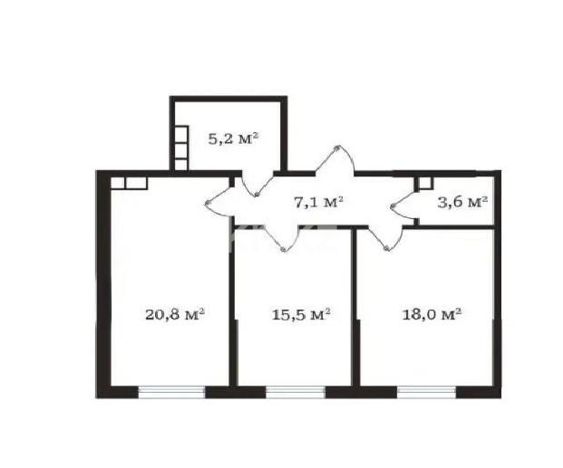 Продажа 3-комнатной квартиры, 70 м², пр. Рыскулова, дом  103/7 стр в Алматы