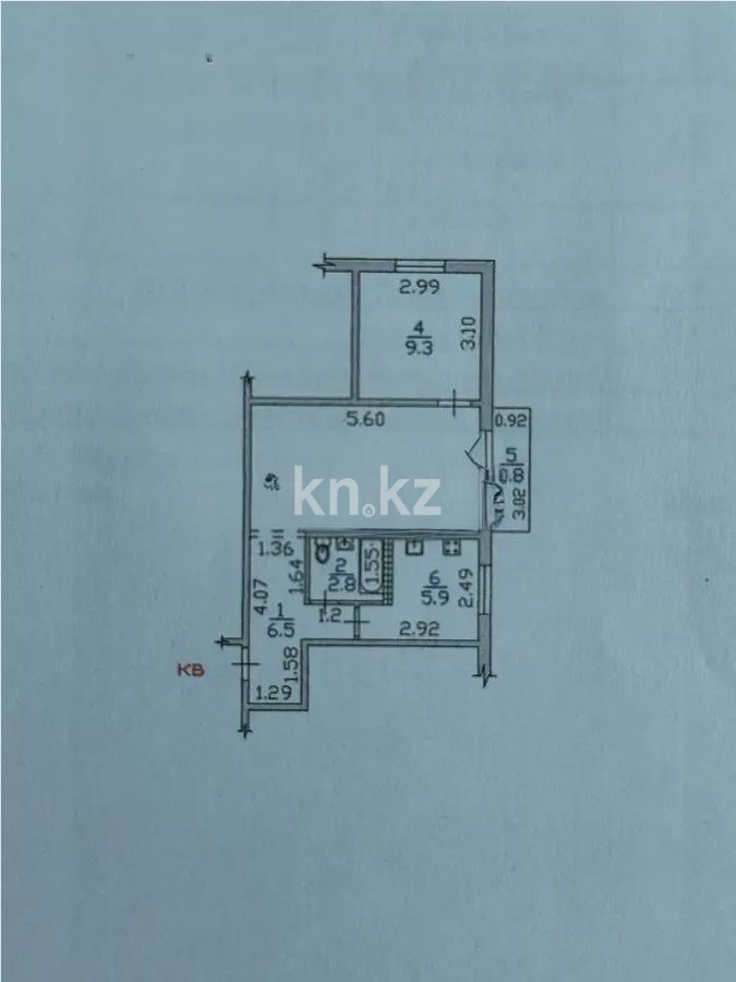 Продажа 2-комнатной квартиры, 45 м² в Алматы