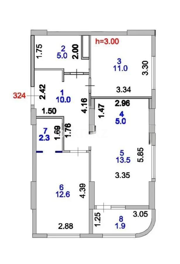Продажа 3-комнатной квартиры, 64 м² в Астане - фото 6