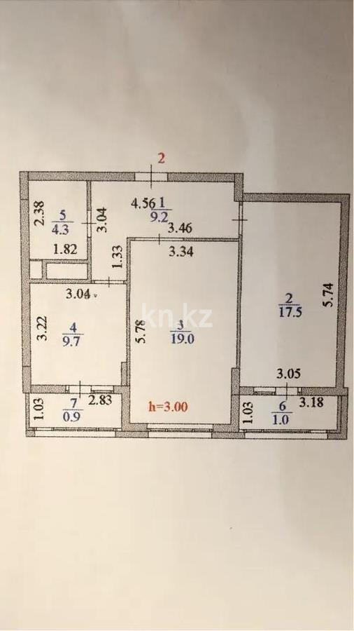 Продажа 2-комнатной квартиры, 65 м² в Астане - фото 3