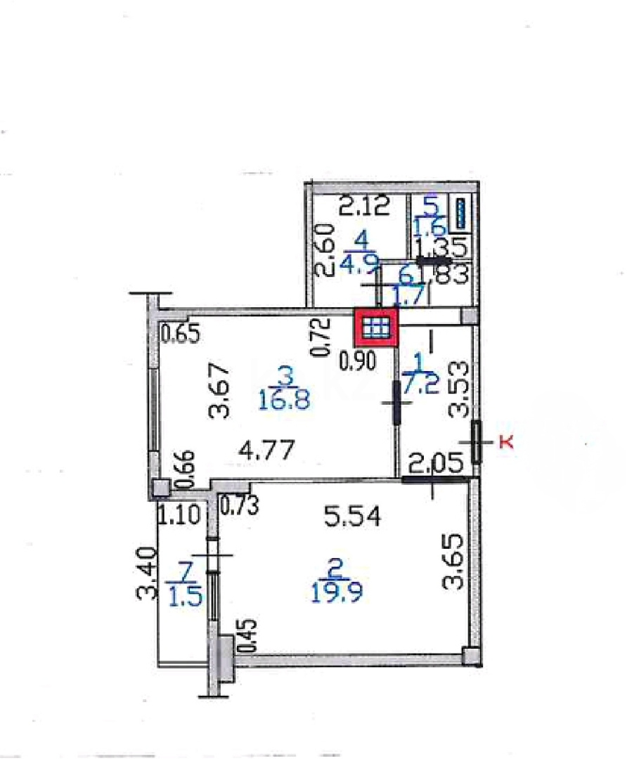 Продажа 1-комнатной квартиры, 54 м² в Усть-Каменогорске - фото 9
