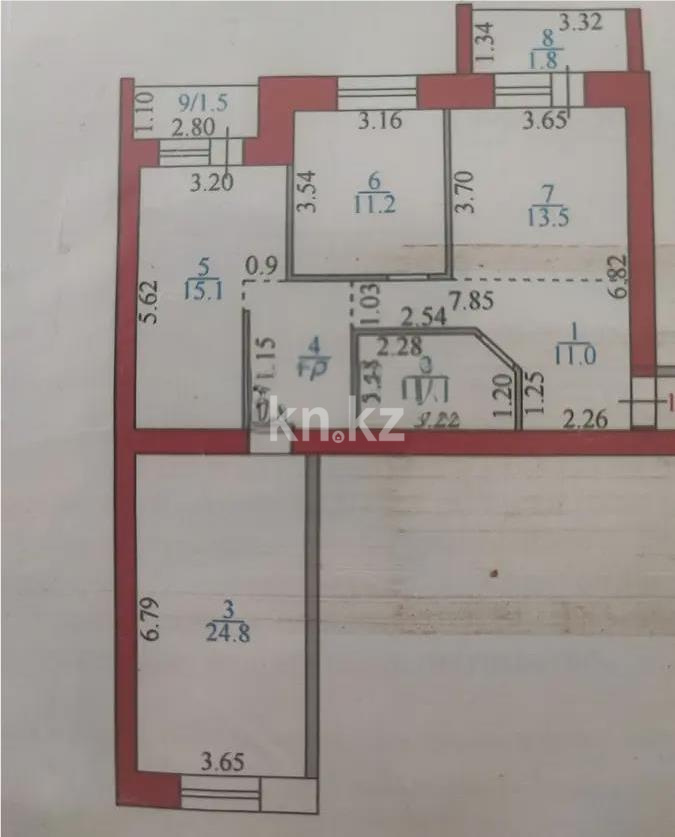 Продажа 3-комнатной квартиры, 92 м² в Караганде - фото 7