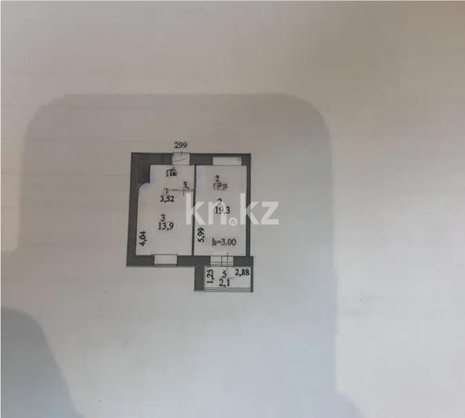 Продажа 1-комнатной квартиры, 41.6 м² в Астане