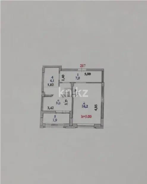 Продажа 1-комнатной квартиры, 38.8 м² в Астане