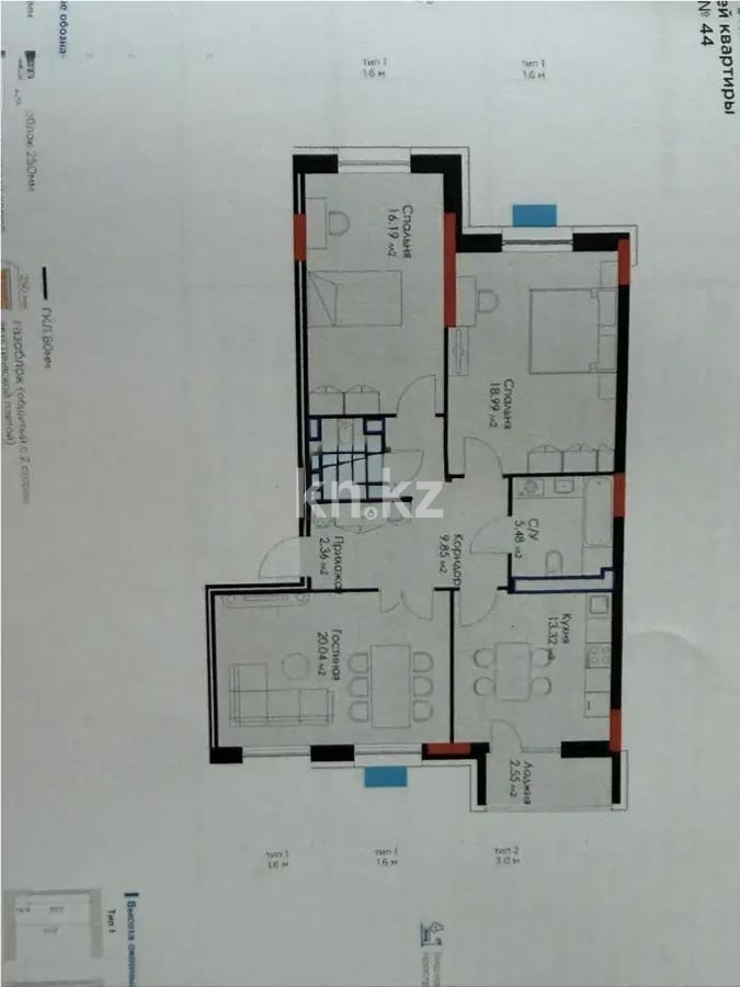 Продажа 3-комнатной квартиры, 92 м² в Астане - фото 8