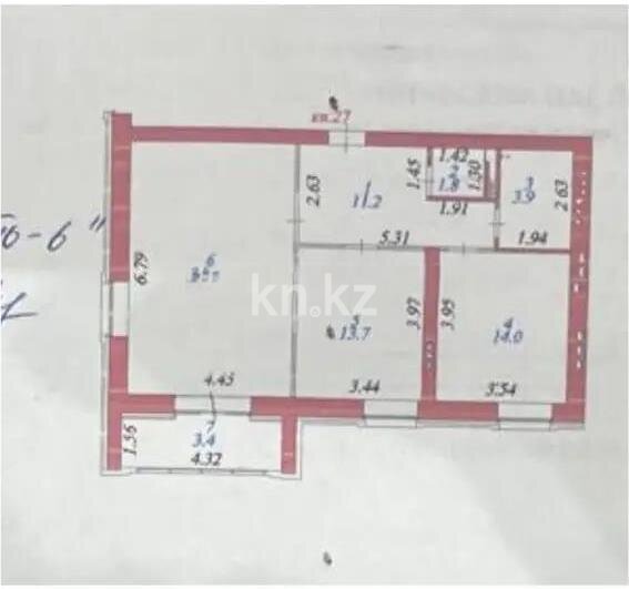 Продажа 2-комнатной квартиры, 79 м² в Астане