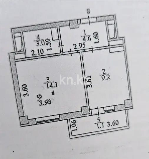 Продажа 1-комнатной квартиры, 36 м² в Астане - фото 4