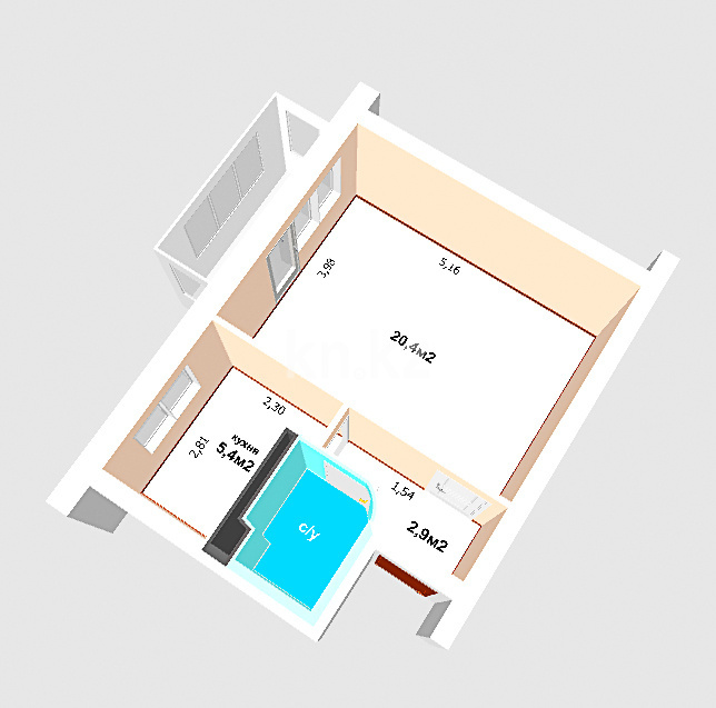 Продажа 1-комнатной квартиры, 32 м² в Алматы - фото 17