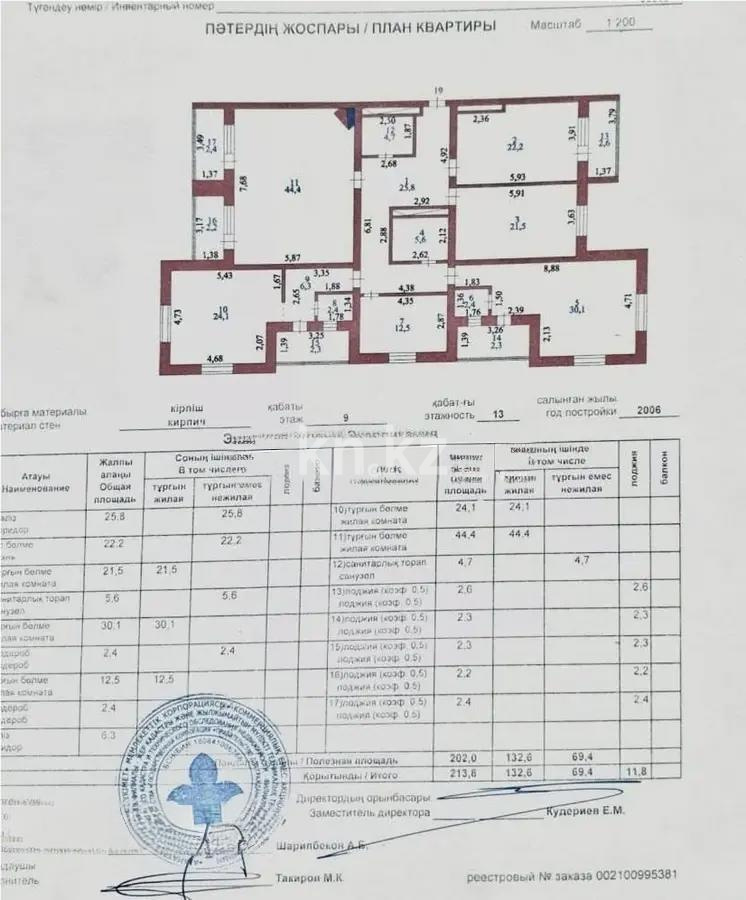 Продажа 5-комнатной квартиры, 217 м², ул. Кенесары, дом  69 в Астане - фото 8