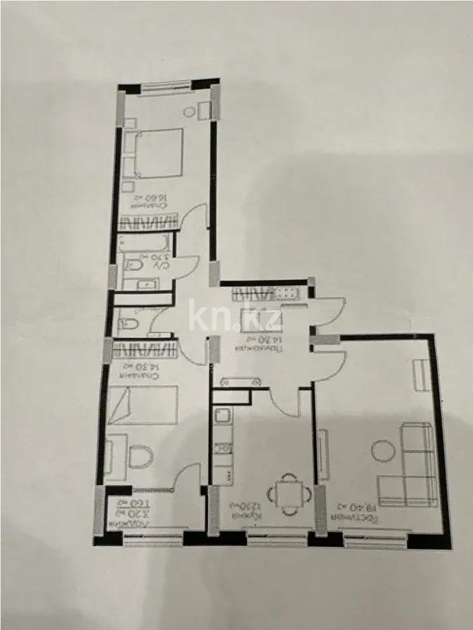 Продажа 3-комнатной квартиры, 84 м², ул. Култегин, дом  4а в Астане