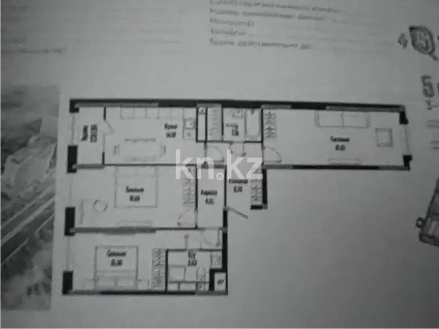 Продажа 3-комнатной квартиры, 90 м² в Астане