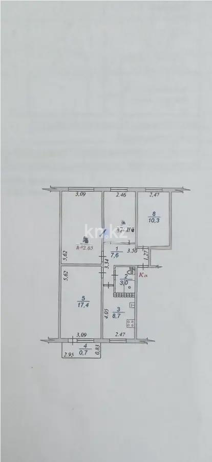 Продажа 4-комнатной квартиры, 75.5 м² в Алматы - фото 6