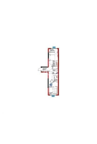Продажа 2-комнатной квартиры, 49 м², мкр. Гажайып, дом  11/15а в Алматы