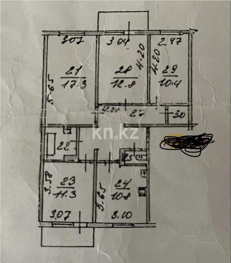 Продажа 4-комнатной квартиры, 82 м² в Алматы - фото 7