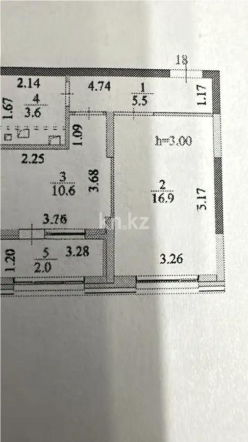 Продажа 1-комнатной квартиры, 38.4 м², ул. Бокейхана, дом  52 в Астане