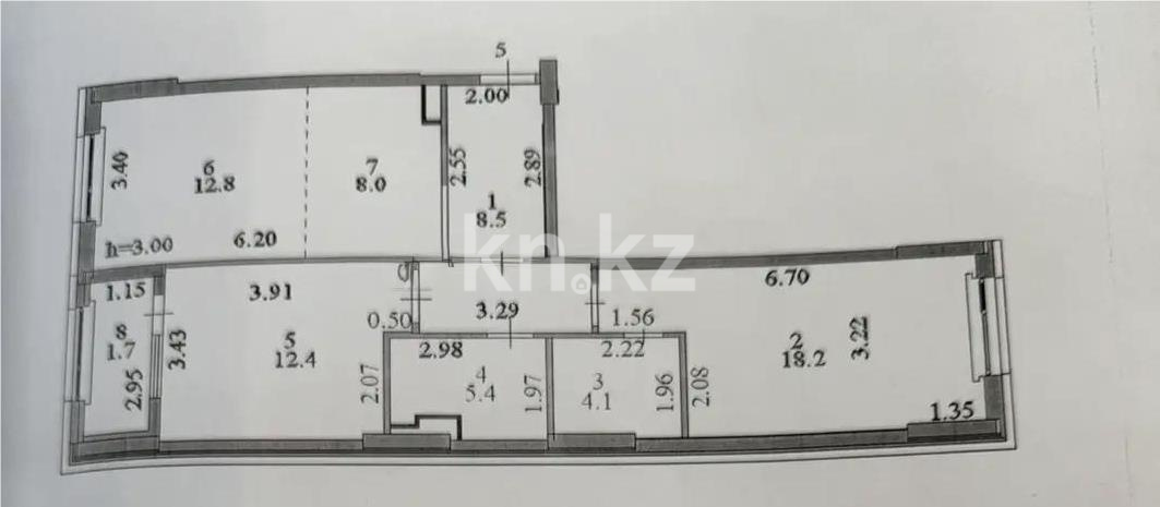 Продажа 3-комнатной квартиры, 75 м² в Астане - фото 5