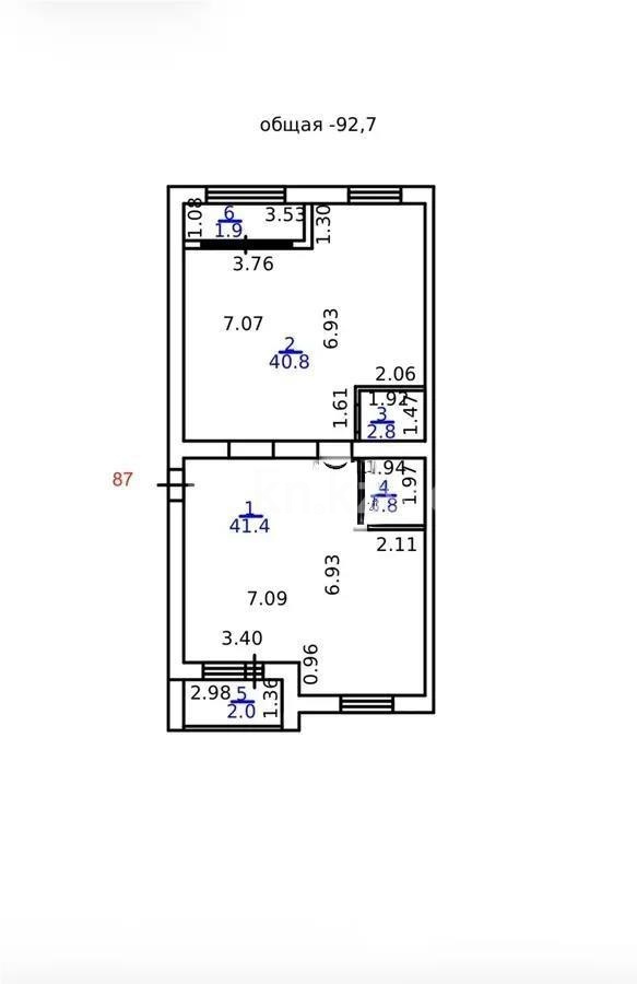 Продажа 3-комнатной квартиры, 92 м² в Караганде - фото 2