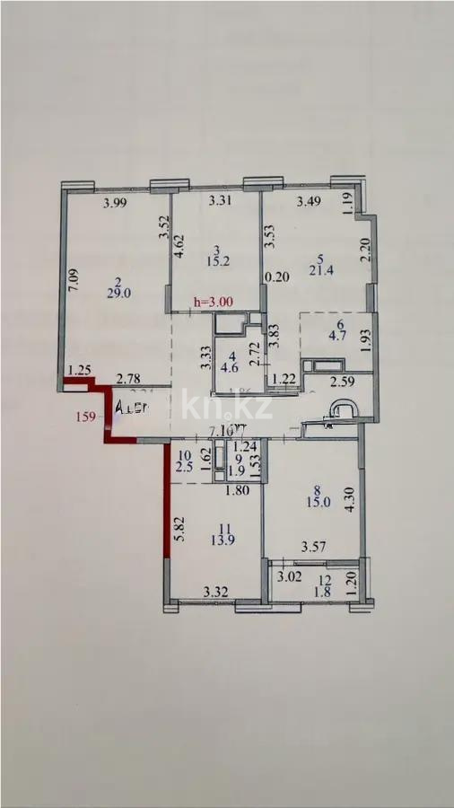 Продажа 4-комнатной квартиры, 132 м², пр. Улы Дала, дом  27/1 в Астане - фото 9