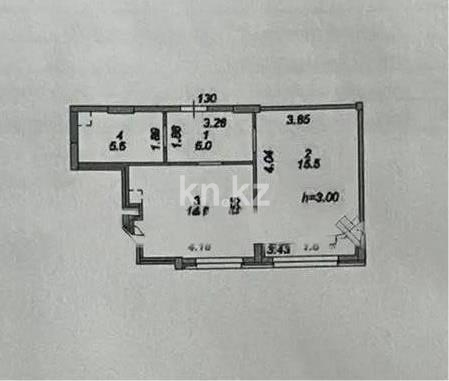 Продажа 1-комнатной квартиры, 44 м² в Астане