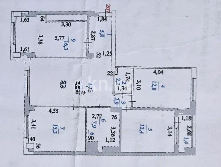 Продажа 4-комнатной квартиры, 103 м² в Астане