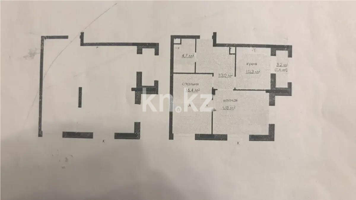 Продажа 2-комнатной квартиры, 62 м² в Караганде