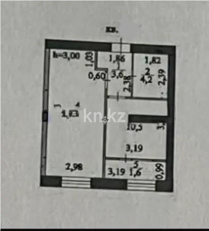 Продажа 2-комнатной квартиры, 40 м², ул. Нажимеденова, дом  30/1 в Астане