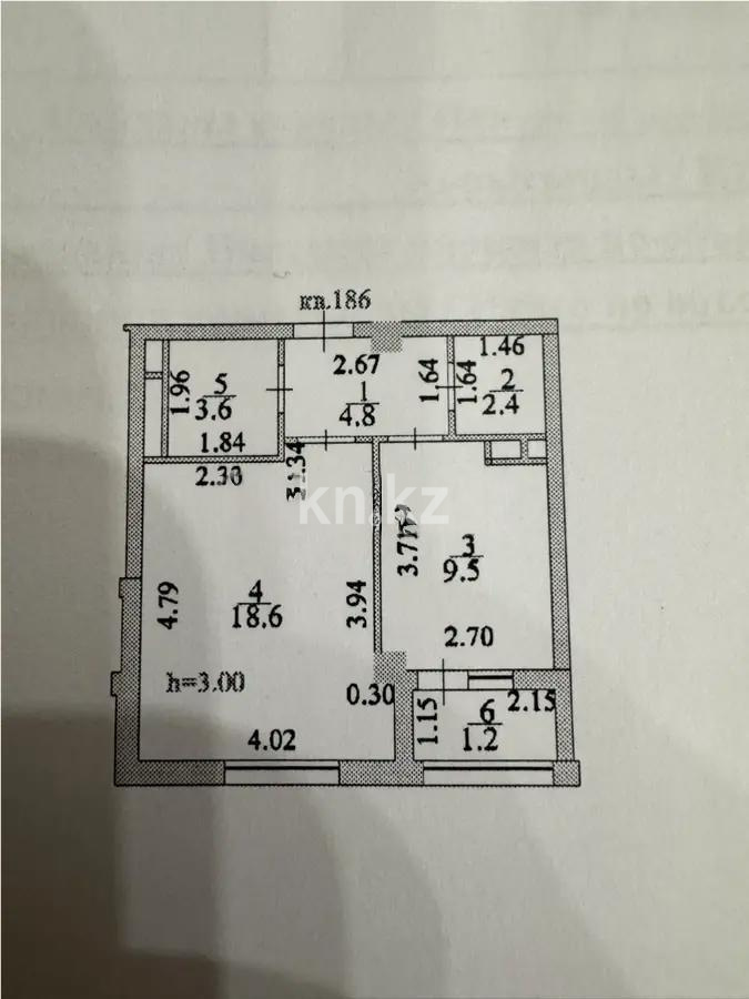 Продажа 1-комнатной квартиры, 40.1 м², пр. Улы Дала, дом  58/1 в Астане - фото 4