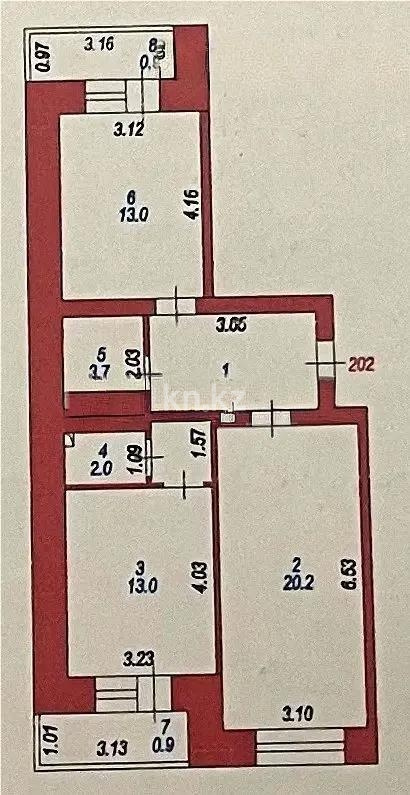 Продажа 2-комнатной квартиры, 63 м² в Астане - фото 4