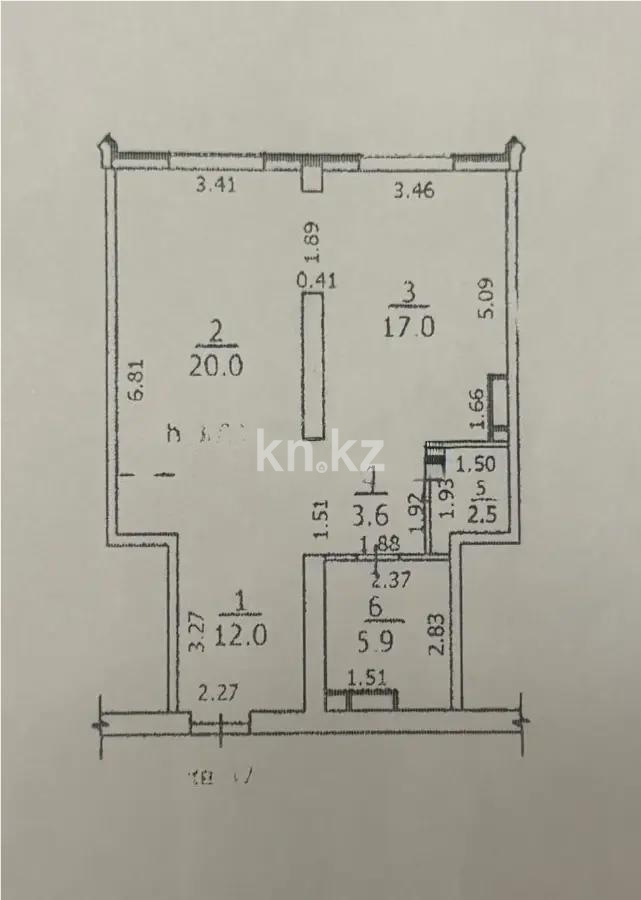 Продажа 1-комнатной квартиры, 61 м² в Алматы - фото 3