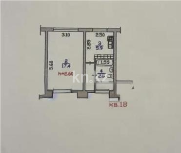 Продажа 1-комнатной квартиры, 33 м² в Алматы