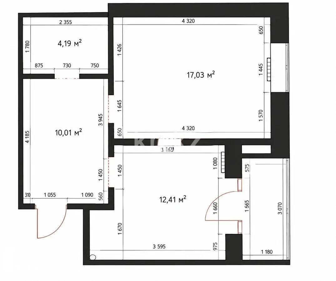 Продажа 1-комнатной квартиры, 46 м² в Караганде - фото 4