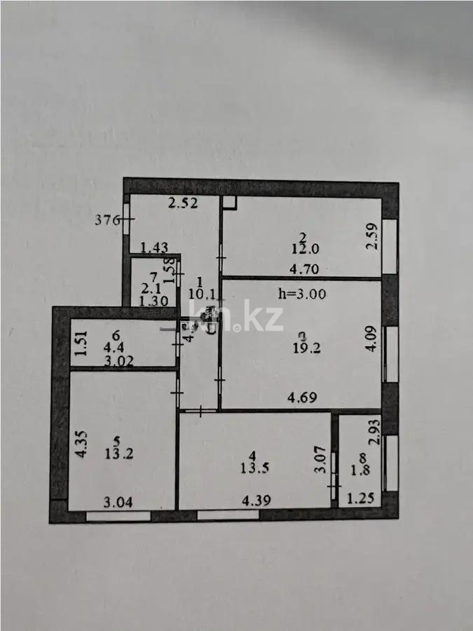 Продажа 3-комнатной квартиры, 76.3 м² в Астане - фото 4