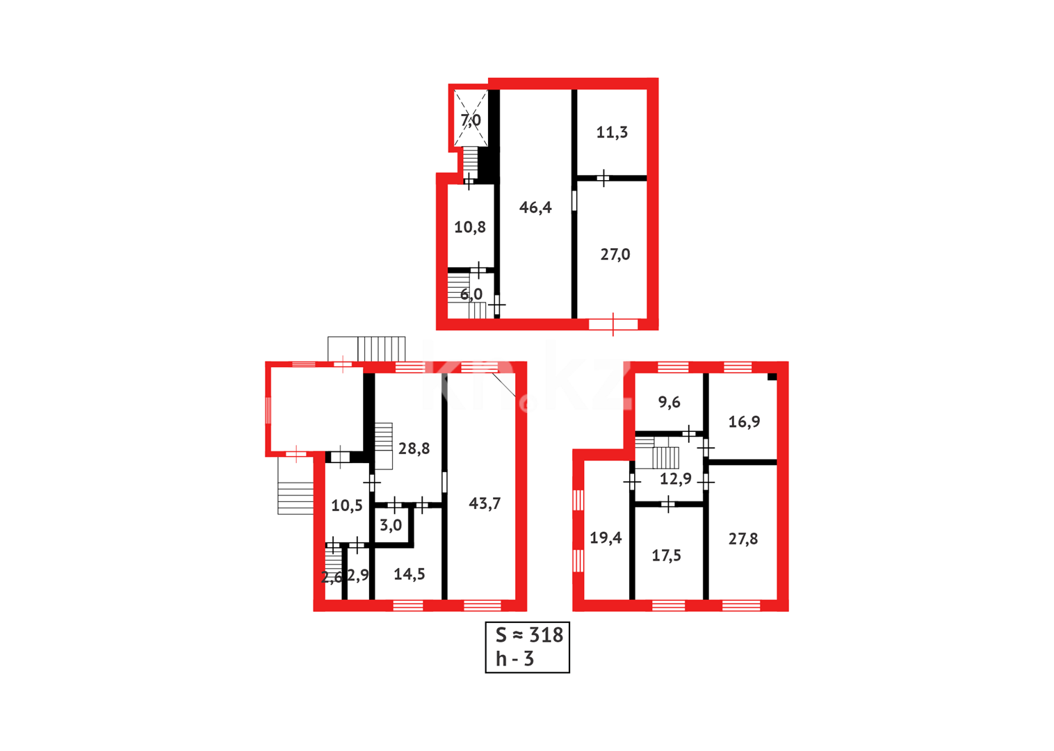 Продажа 5-комнатного дома, 318.6 м² в Темиртау - фото 30