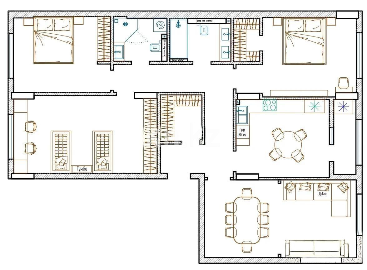 Продажа 4-комнатной квартиры, 125 м² в Астане - фото 7